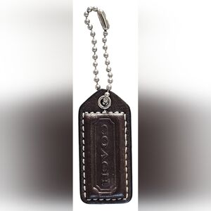 Coach Dark Brown Hang Tag